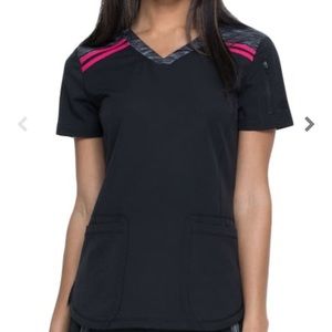 Dickies Dynamix Women's V-Neck Melange Scrub Top